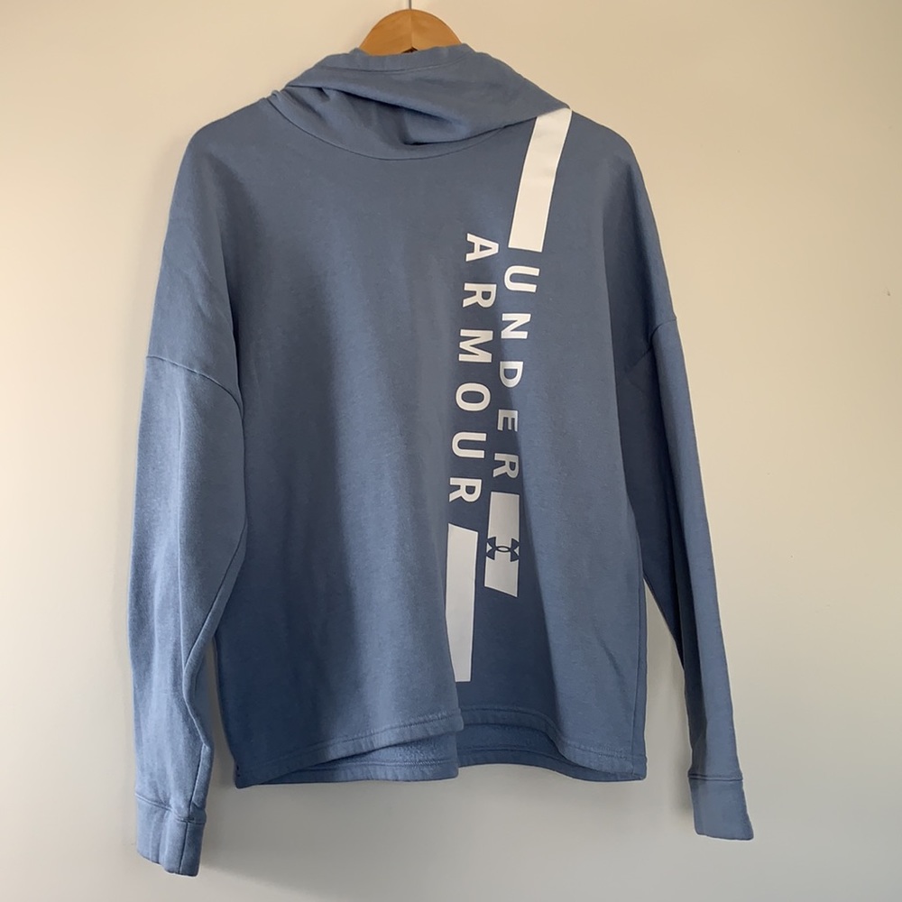 Under Armour Blue Funnel Neck Hoodie XL UA